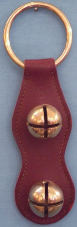 Brass Bells Ring Top Leather Strap by Belsnickel Enterprises (2 Colors –  Montana Gift Corral